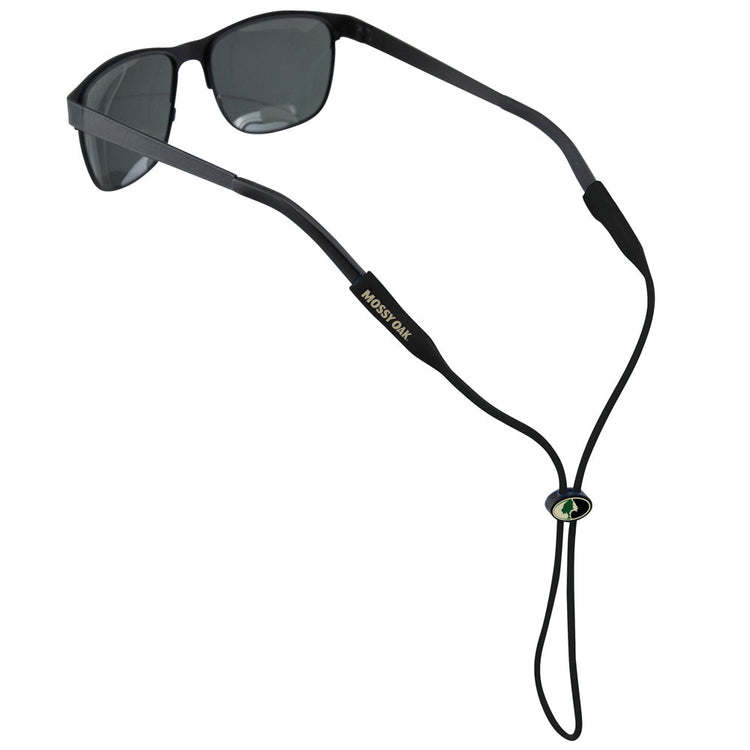 MossyOakBottomland Solid Black Adjustable Silicone