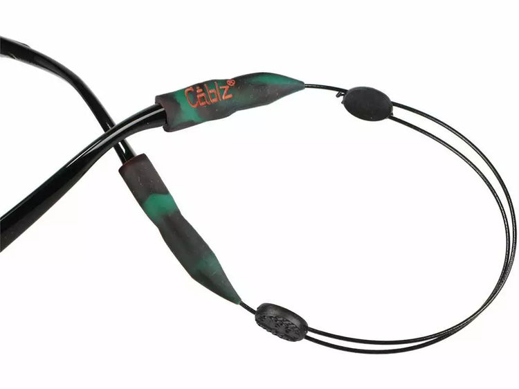 Camo End w/ Black Adjustable Steel Coated Cable 14"